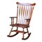 International Concepts Solid Wood Rocker, Cherry R06-120 - alternate 1